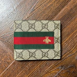 Gucci Men’s Bee Bifold Wallet